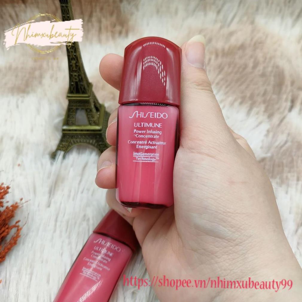 Tinh Chất Dưỡng Da Shiseido Ultimune Power Infusing Concentrate 10ml - bảo vệ làn da khỏe mạnh rạng rỡ