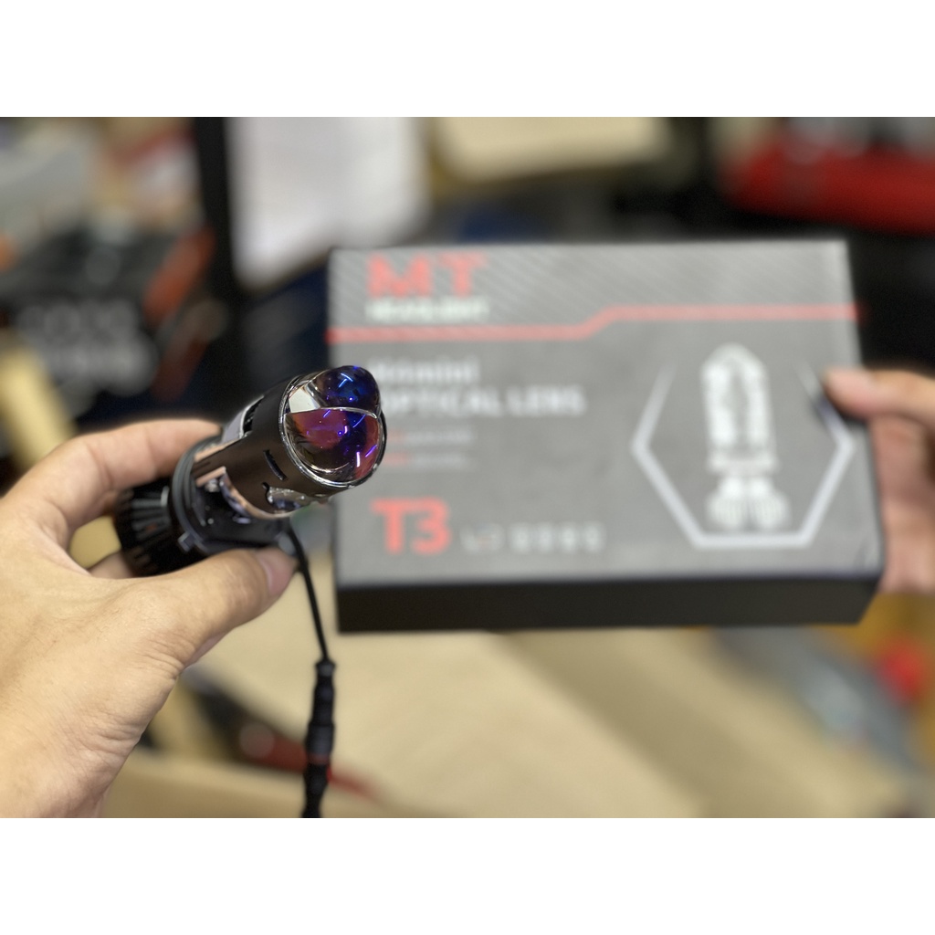 Bóng đèn led Bi cầu led Mini T3 chân H4 T2 . Siêu sáng.Bảo hành 12 tháng