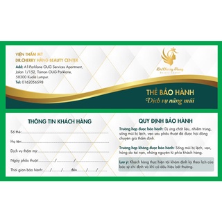 In 500 voucher/ card đôi / card gấp