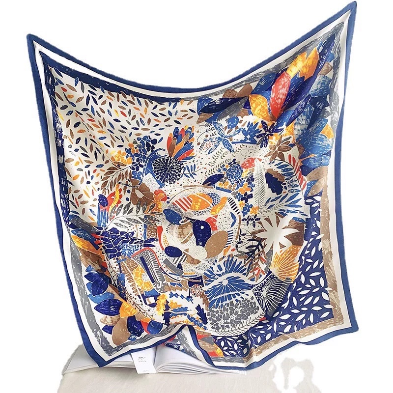 Khăn choàng lụa nhiều mẫu size 90x90cm
