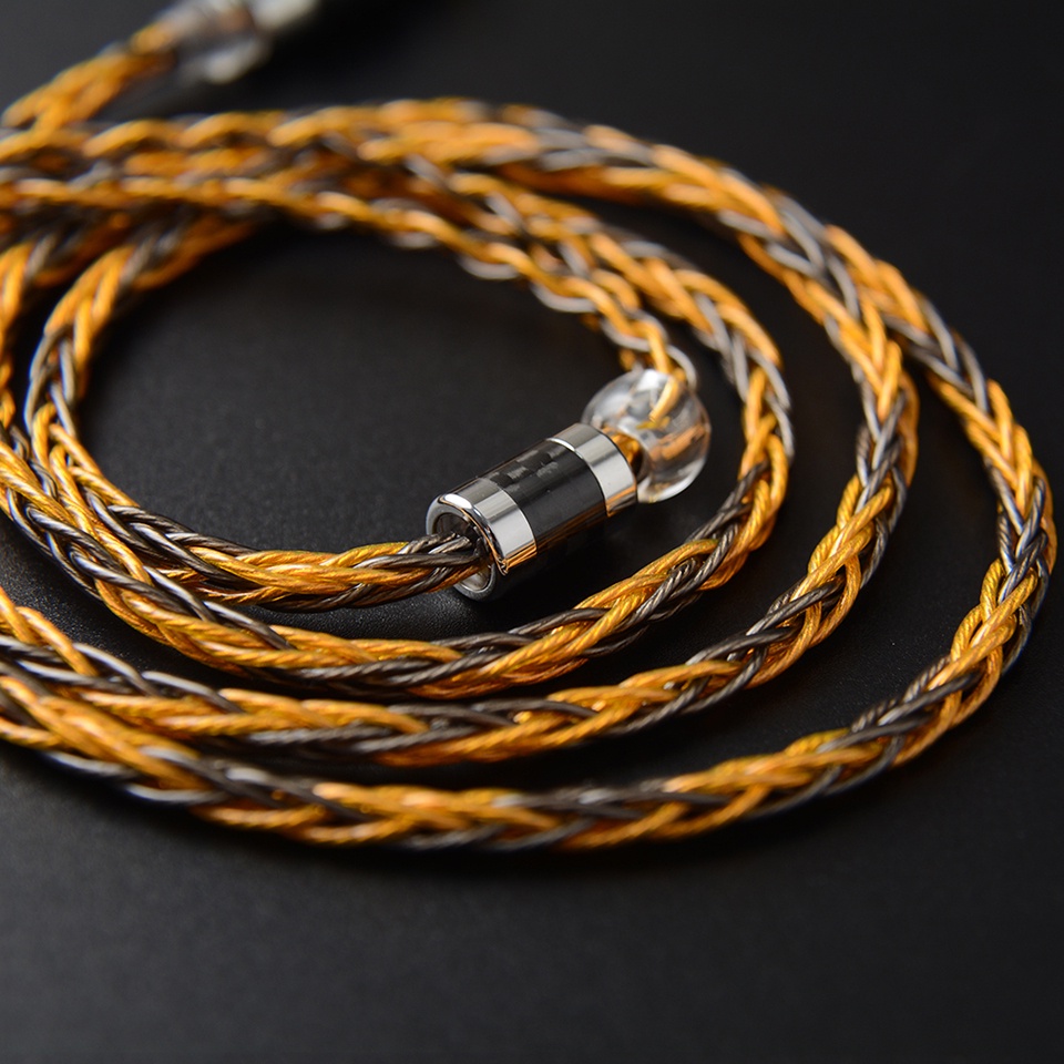 NICEHCK C8-1 8 Core Silver Plated 2.5/3.5/4.4mm Balanced Cable To 0.75 0.78 2pin/mmcx Connector Hifi Upgrade Cable For DB3 TFZ