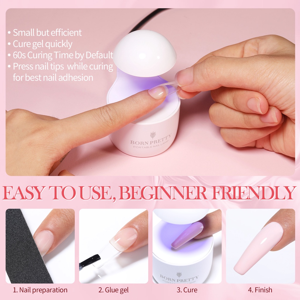 Gel Dán Nối Dài Móng Tay 6 Trong 1 BORN PRETTY 15g