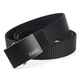 Thắt lưng vải canvas bện khóa tự động thời trang cho nam