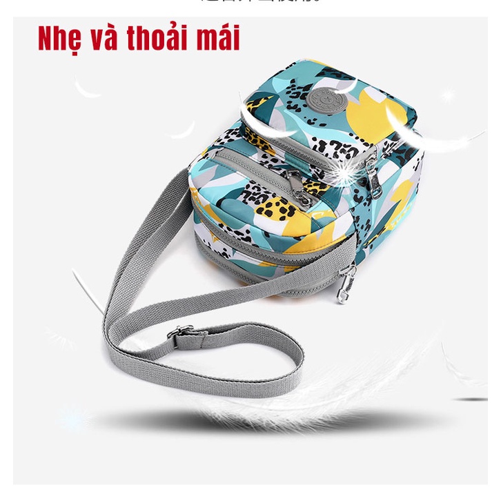 Túi Đeo Chéo Đựng Điện Thoại Cỡ Lớn Bằng Nylon Thời Trang Cho Nữ