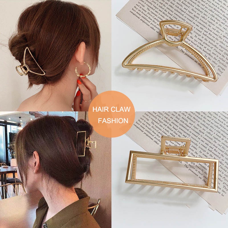 Kẹp Tóc Kim Loại Đính Ngọc Trai Thời Trang Cho Nữ