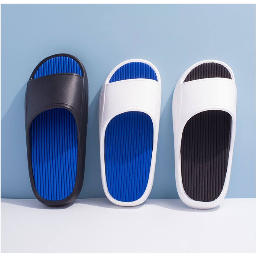 Dép lê quai ngang nam nữ EVA đế cao 4cm, dép nam quai ngang Ulzzang unisex - SUNI