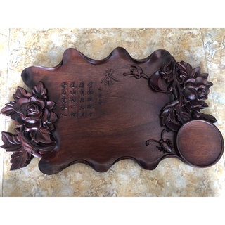 Khay trà gỗ gụ - dài, rộng, cao