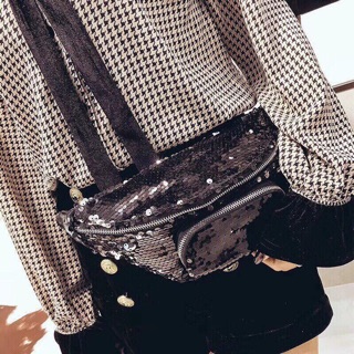 Túi belt bag kim sa