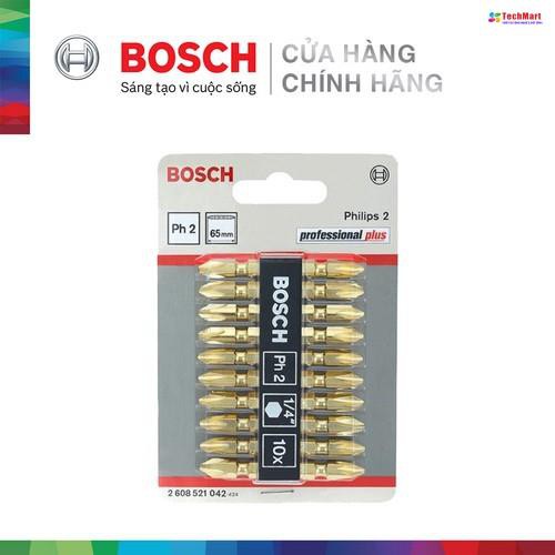Đầu vặn vít ngắn Bosch (PH2-65mm)