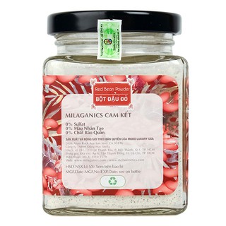 Bột Đậu Đỏ Milaganics Hũ 100g
