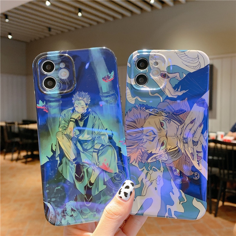 Ốp Điện Thoại Chống Sốc In Hình Anime Jujutsu Kaisen Yuji Itadori Cho IPhone 7 8 Plus 11 12 13 14 Pro Max X XR XS Max