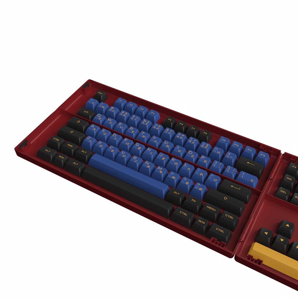 Bộ keycap phím cơ AKKO Red & Blue Samurai