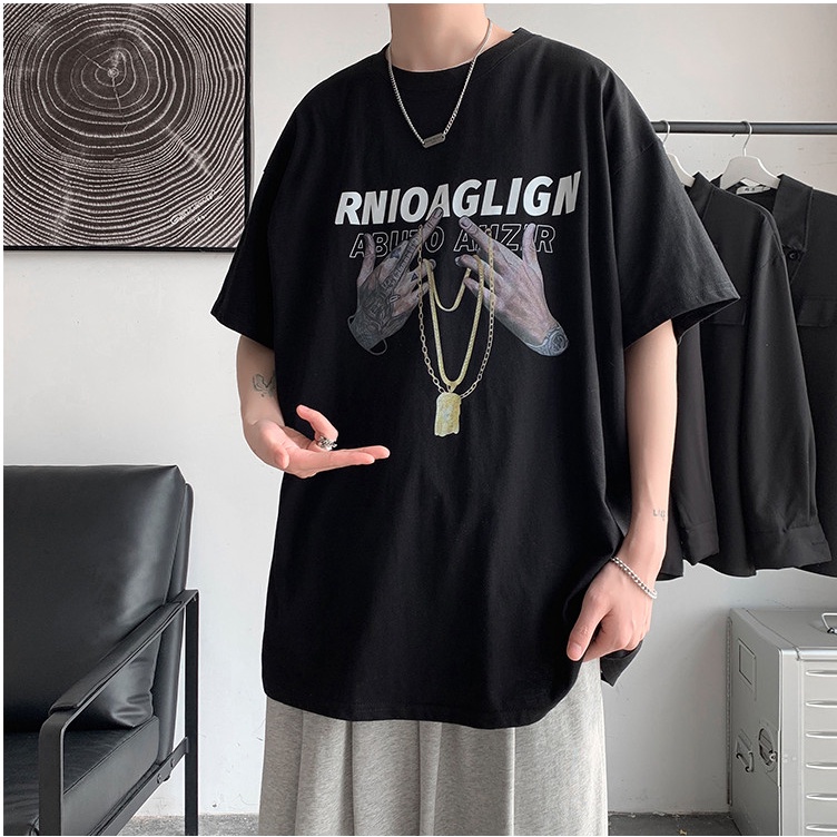 [Giá Sỉ] Áo thun tay lỡ bản Premium phông unisex dáng rộng RNI nam nữ oversize ulzzang | BigBuy360 - bigbuy360.vn