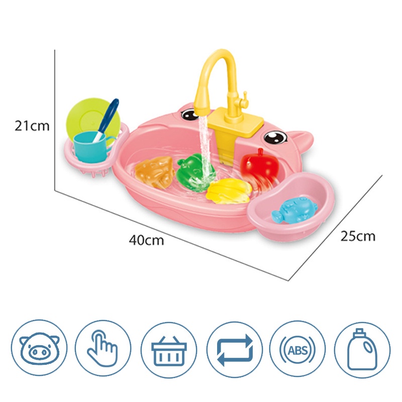 Bộ Đồ Chơi Bồn Rửa Chén Mini Cho Bé