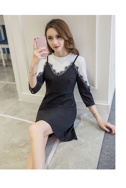 Đầm yếm hàn quốc tb0352