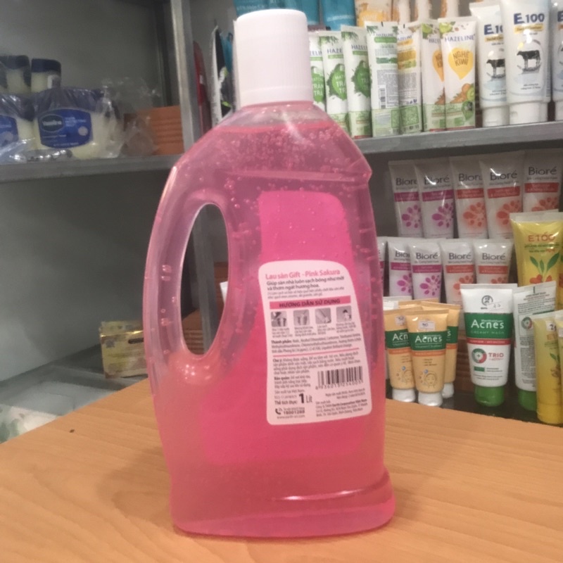 Nước Lau Sàn Gift Hương Pink Sakura, Hương Hoa Anh Đào