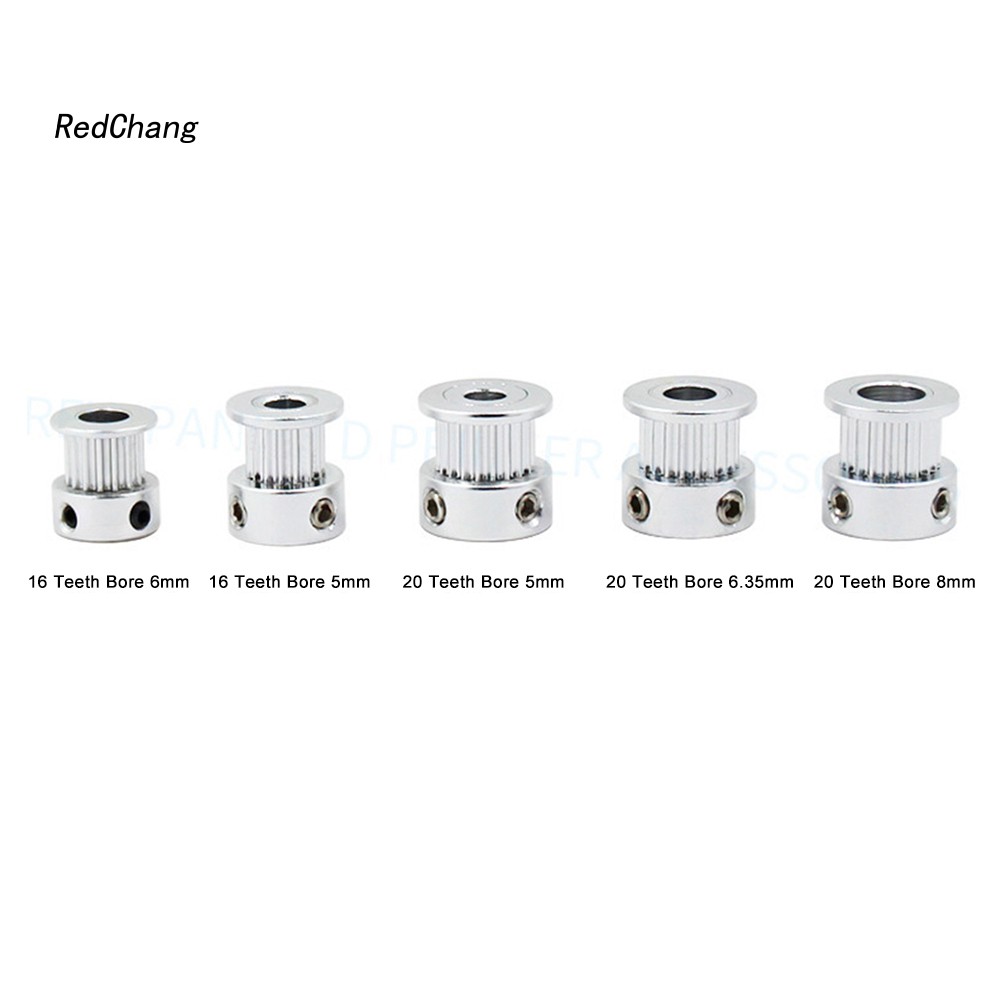 Ròng Rọc Scgt2 20 / 16 Răng Bore 5 / 6 / 6.35 / 8mm Cho Máy In 3d Gt2-6mm