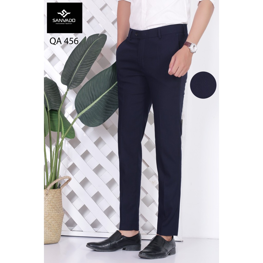 Quần âu nam - quần tây nam SANVADO. Hàng Cao Cấp đẹp từ đường kim mũi chỉ.