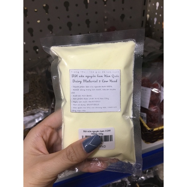 Bột sữa nguyên kem New Zealand/Hàn Quốc 200G