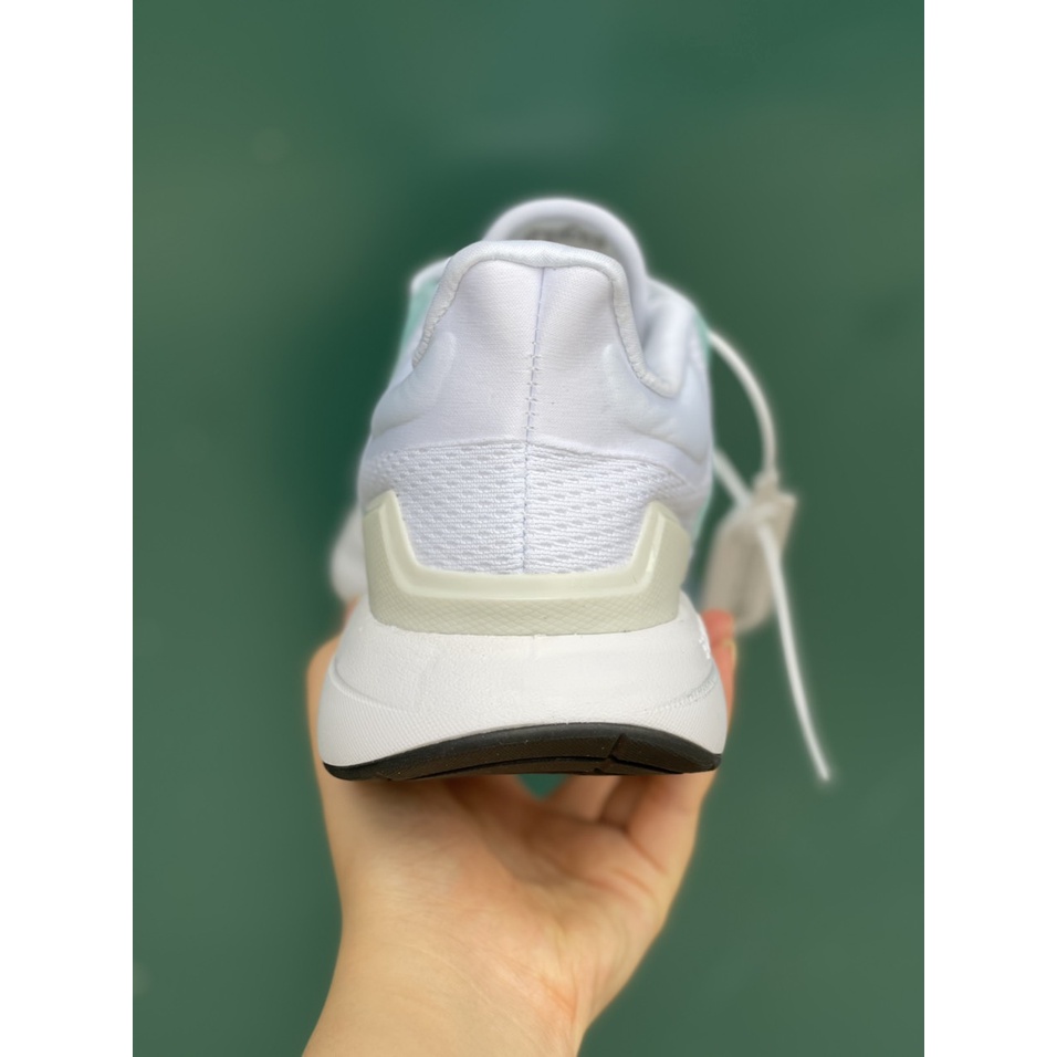Giày adidas RUNNING Nữ Giày Chạy Bộ EQ21 Màu TRẮNG XANH  Giày Thể Thao Chạy Bộ - Đi Chơi - Đi Làm - Full Box ️⛸️