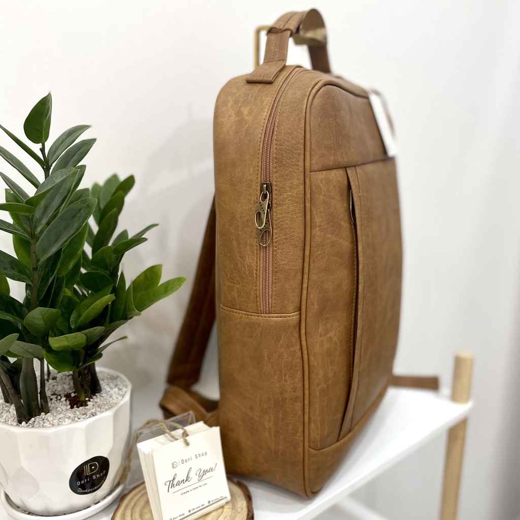 Balo Để Laptop 16in, Baloo Công Sở, Ba lô Da Cao Cấp Dori Shop | BL54