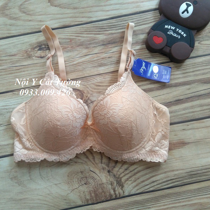 Áo Ngực Boya mỏng ren, 3 móc cài