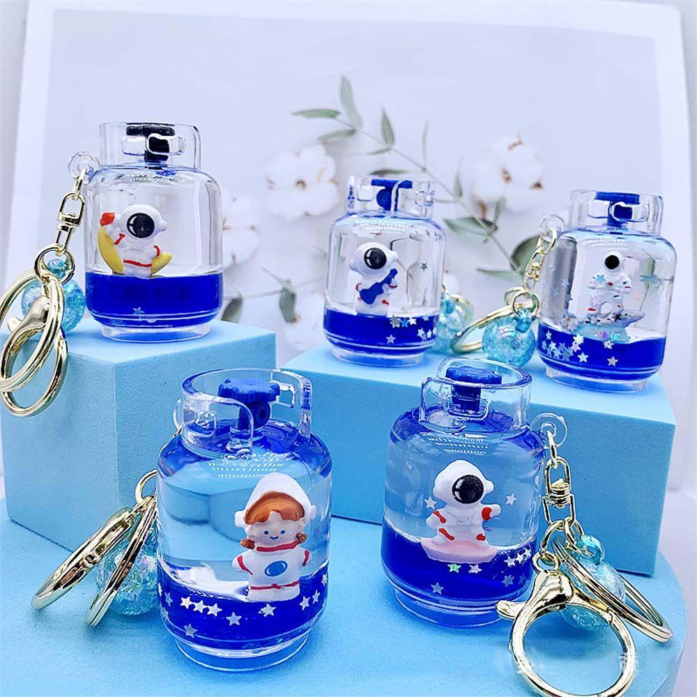 Móc Khóa Hình Phi Hành Gia Bằng Acrylic Thời Trang Giá Đỡ
