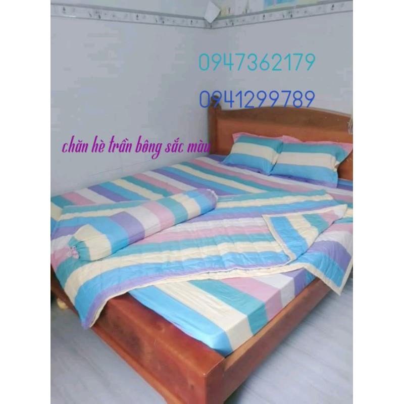 CHĂN HÈ 3 LỚP COTTON POLY ( được chọn mẫu )