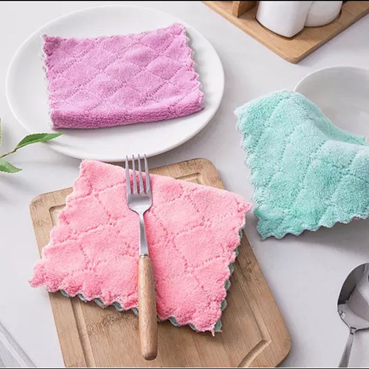 ❤kHĂN LAU BẾP MỀM NHIỀU MÀU