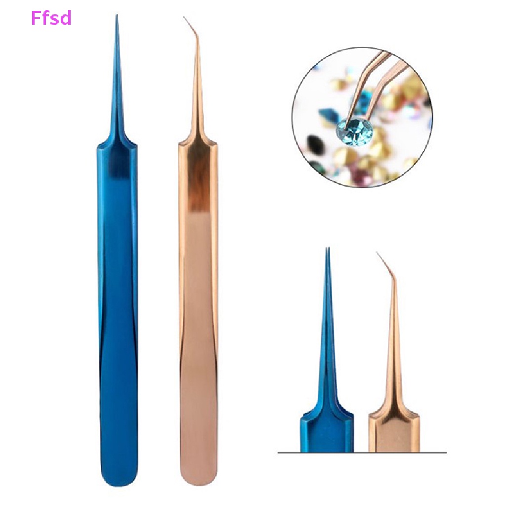 Nhíp Gắn Mi Giả Độ Chính Xác Cao Bằng Thép Không Gỉ