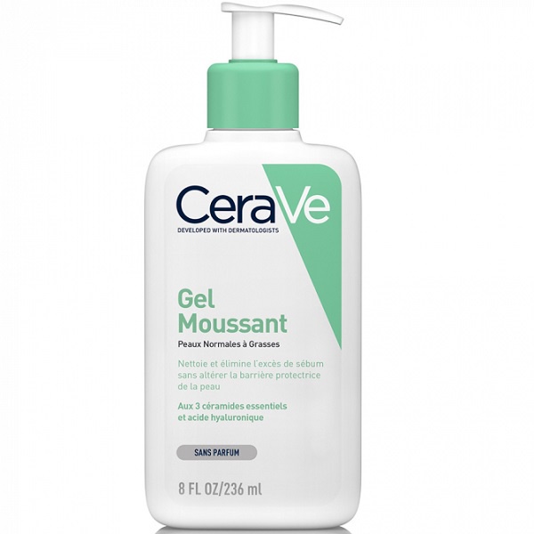 Sữa rửa mặt cerave foaming facial cleanser cho da dầu mụn 236ml