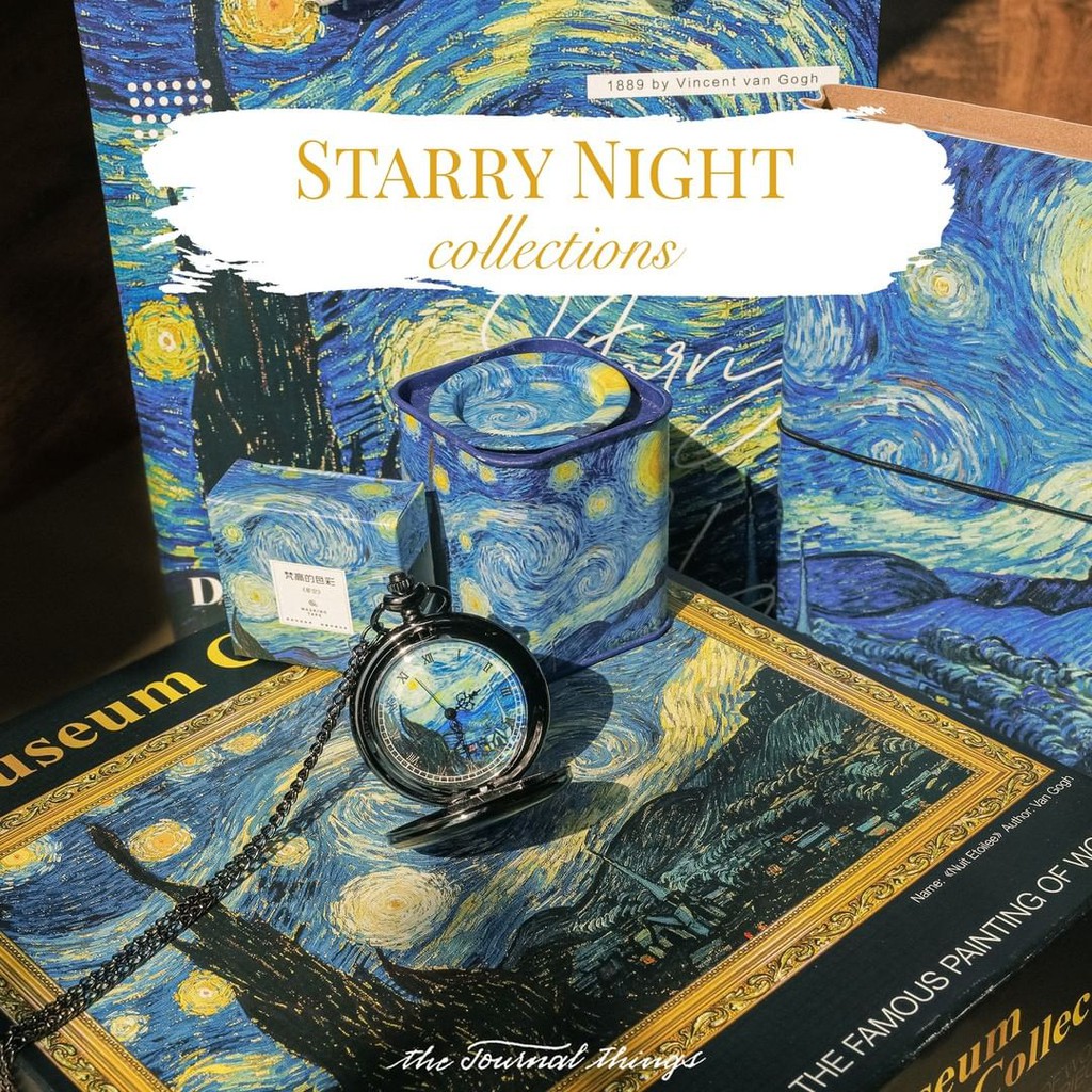 Gift Set Starry Night Van Gogh (Set Quà Chủ Đề Tranh Starry Night Van Gogh)