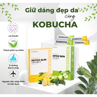 Trà detox đẹp da thải độc trà giảm cân an toàn mix 2 vị táo chanh thành phần tự nhiên an toàn