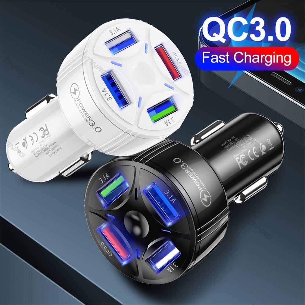 Tẩu Sạc Nhanh Có Đèn LED Cho Xe Hơi