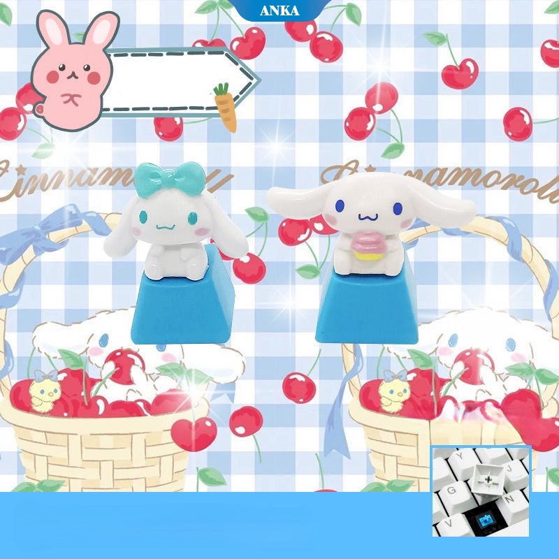 Bàn Phím Cơ Học ESC PBT Họa Tiết Cinnamoroll Dễ Thương DIY