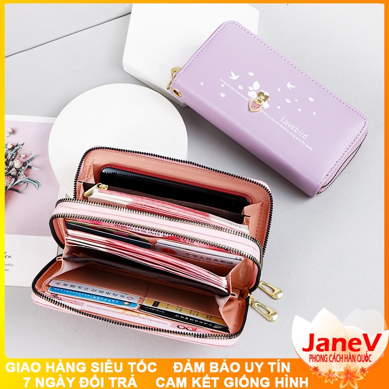 Ví Nữ Dài Cầm Tay Cao Cấp Sang Trọng Phong Cách Hàn Quốc TVNN399