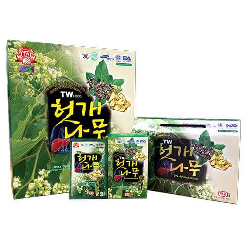 Nước bổ gan hàn quốc Taewoong Food, Hovenia chính hãng - hộp 30 gói