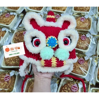 Nón con Lân cho bé bằng len!