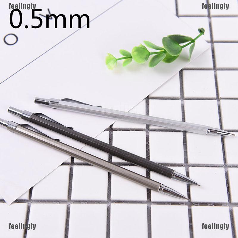 Bút chì bấm ngòi 0.5/0.7mm vỏ kim loại