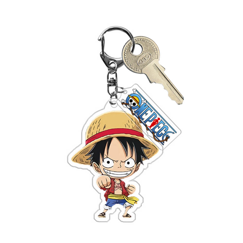Móc khóa họa tiết nhân vật hoạt hình One Piece tùy chọn