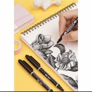 Bút lông dầu hai đầu sử dụng tiện lợi dành cho vẽ tranh, CD marker