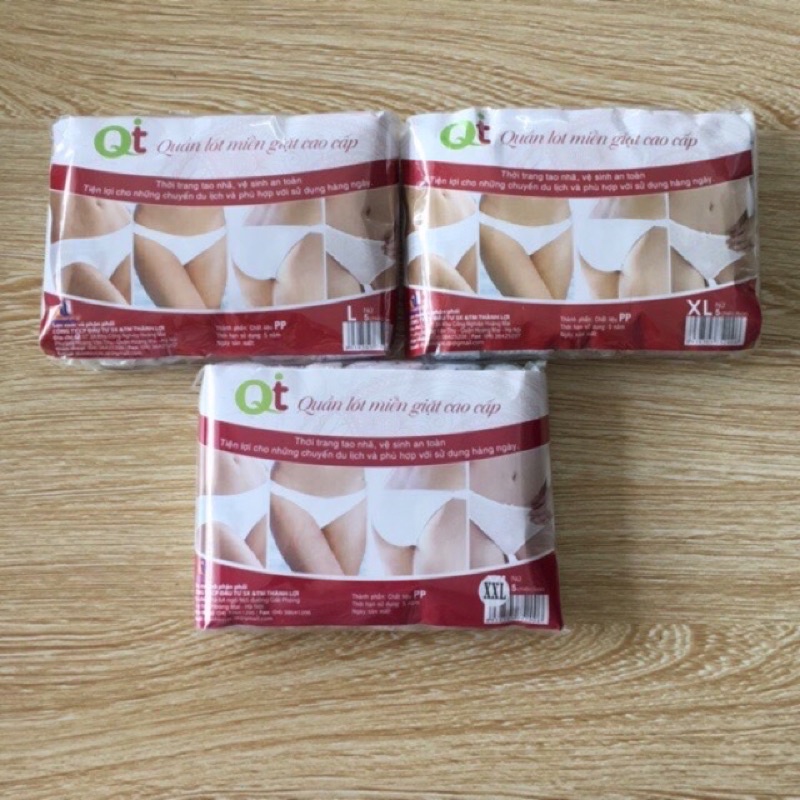 Quần lót giấy cao cấp - 5 chiếc | BigBuy360 - bigbuy360.vn
