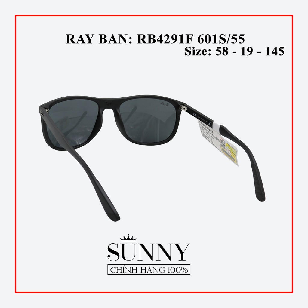RB4291F 601S/55- kính mát thời trang Rayban chính hãng , bảo hành toàn quốc, thiết kế dễ đeo bảo vệ mắt