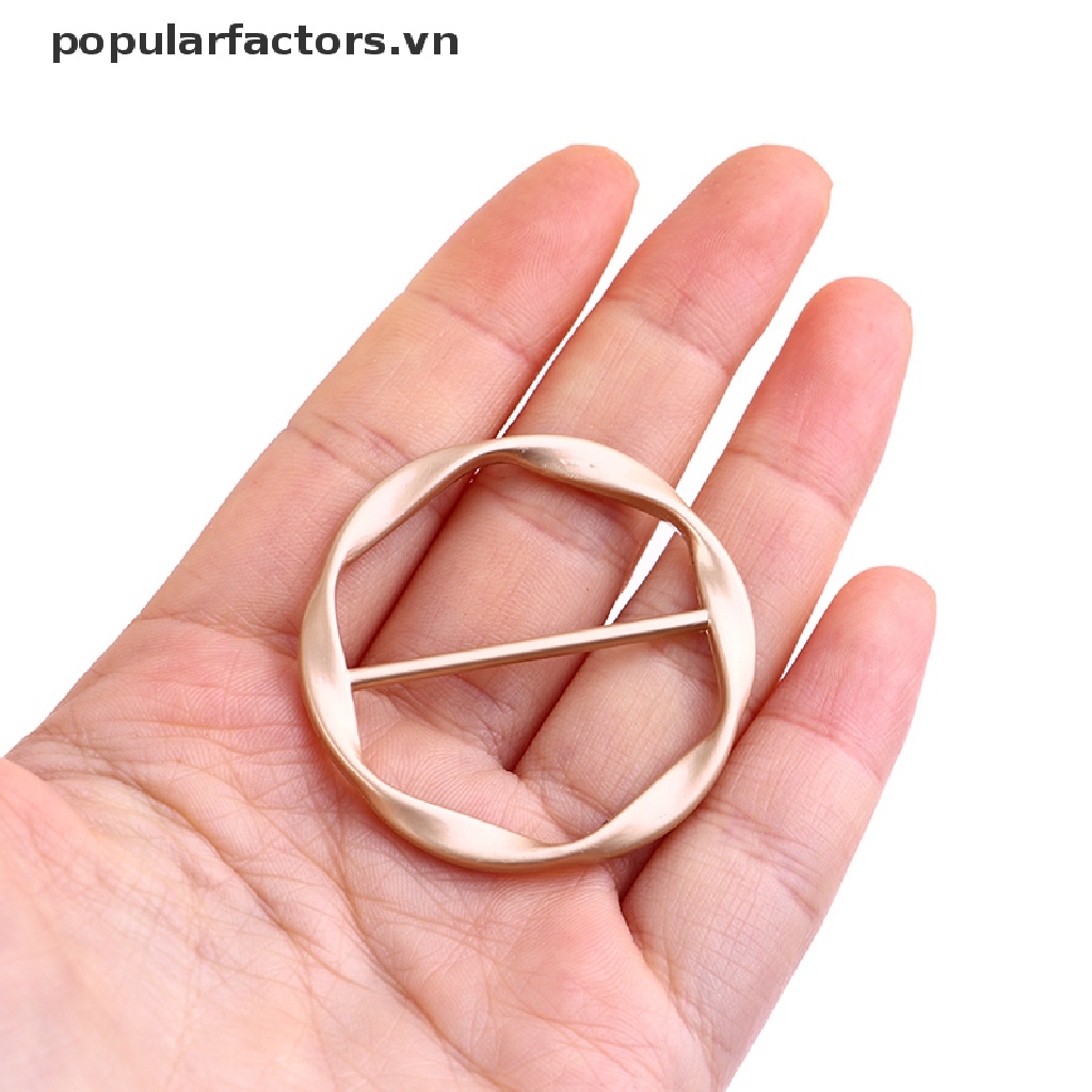 Kẹp Tròn Cố Định Khăn Quàng Cổ / Áo Thun Hình Trái Bắp Độc Đáo Tiện Dụng