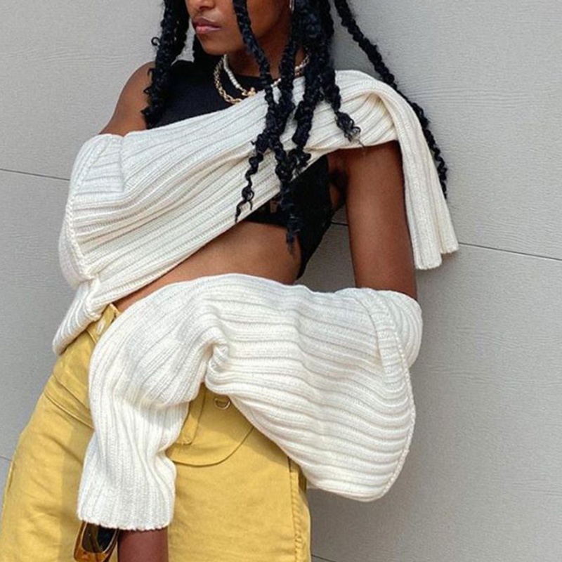 Áo Khoác Cardigan Dệt Kim Tay Cánh Dơi Màu Trơn Đơn Giản Thời Trang Thu Đông Cho Nữ