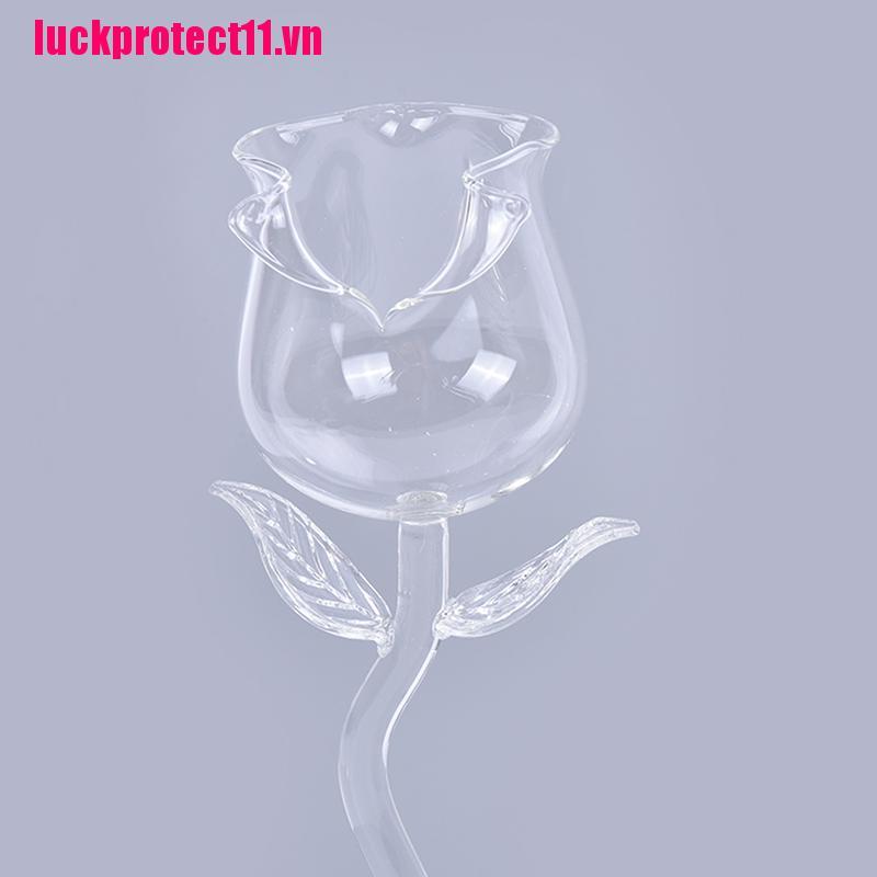 JIAJU 1 New 100ml Rose Shaped Wine Glass Red Wine Goblet Party Wine Cocktail Cup
