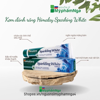 Kem đánh răng Himalaya trắng răng, chắc khỏe răng Sparking White