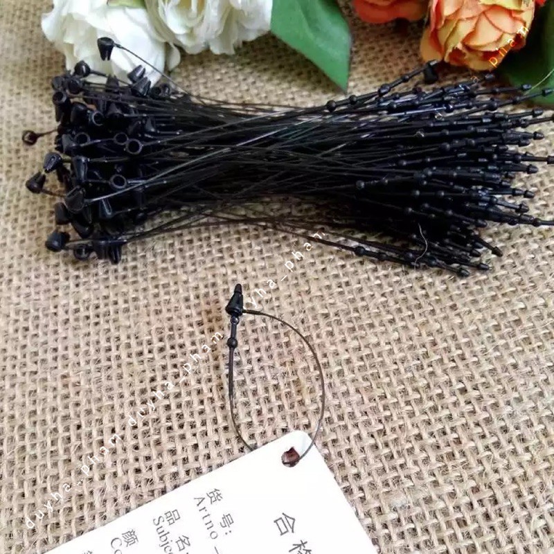 [1000 sợi] CỌNG NHỰA XỎ TAG QUẦN ÁO- DÂY TREO NHÃN MÁC