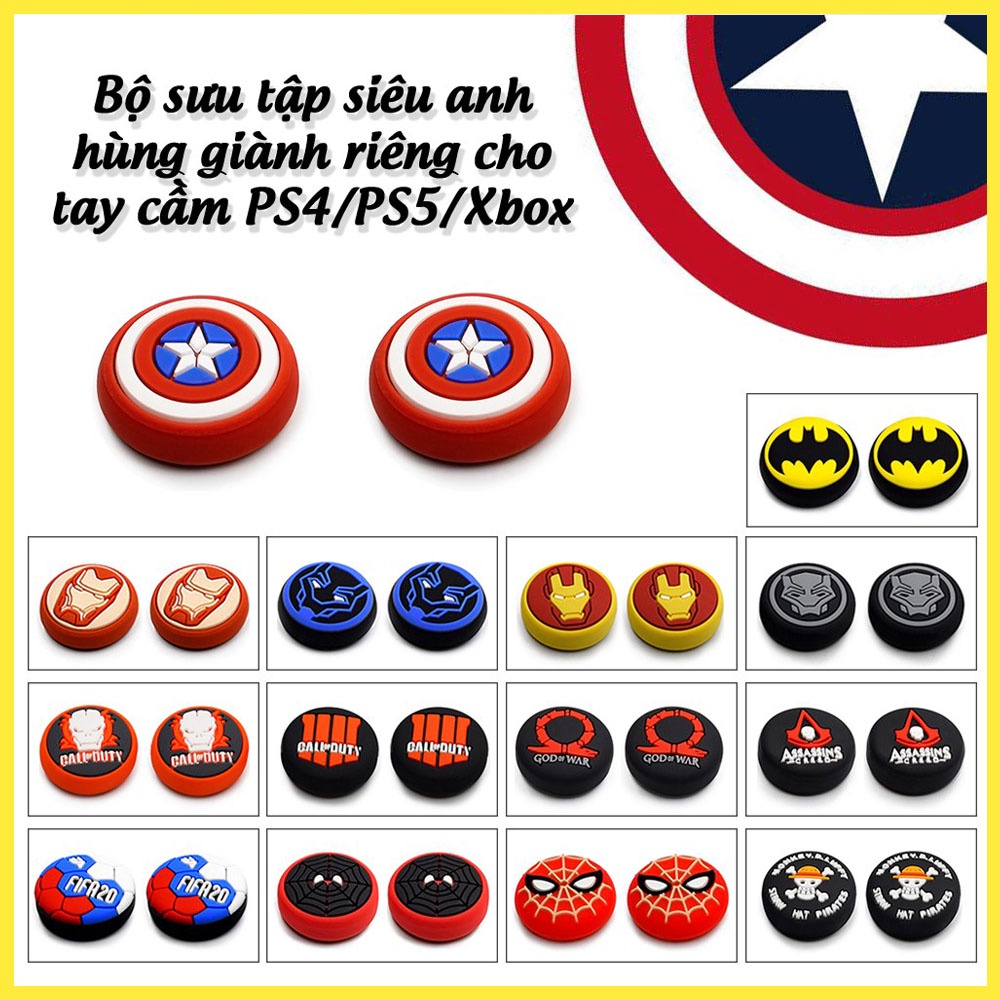 Núm bọc cần Analog tay cầm chơi game chất liệu cao cấp  - Núm bọc Joystick Gaming cho tay cầm PS3 PS4 PS5 XBOX