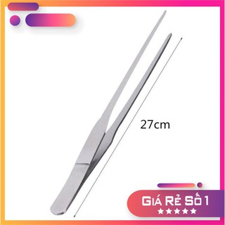 Nhíp Inox MŨI THẲNG trồng cây thủy sinh  dài 27cm